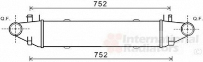 VAN WEZEL 30004596 -  Интеркулер